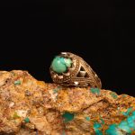 انگشتر فیروزه شجری مردانه کد 9269