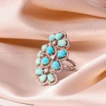 انگشتر فیروزه شجری زنانه کد 9298