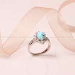 انگشتر فیروزه شجری زنانه کد 9304