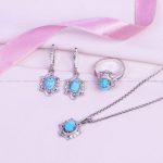 نیم ست فیروزه