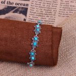 دستبند فیروزه زنانه کد 9390