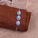 دستبند فیروزه زنانه کد 9392