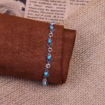 دستبند فیروزه زنانه کد 9393