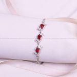 دستبند طرح یاقوت سرخ زنانه کد 9397