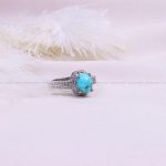 انگشتر فیروزه شجری زنانه کد 9407