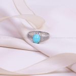انگشتر فیروزه شجری زنانه کد 9417