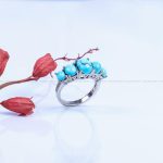 انگشتر فیروزه شجری زنانه کد 9420