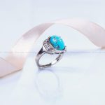 انگشتر فیروزه شجری زنانه کد 9428
