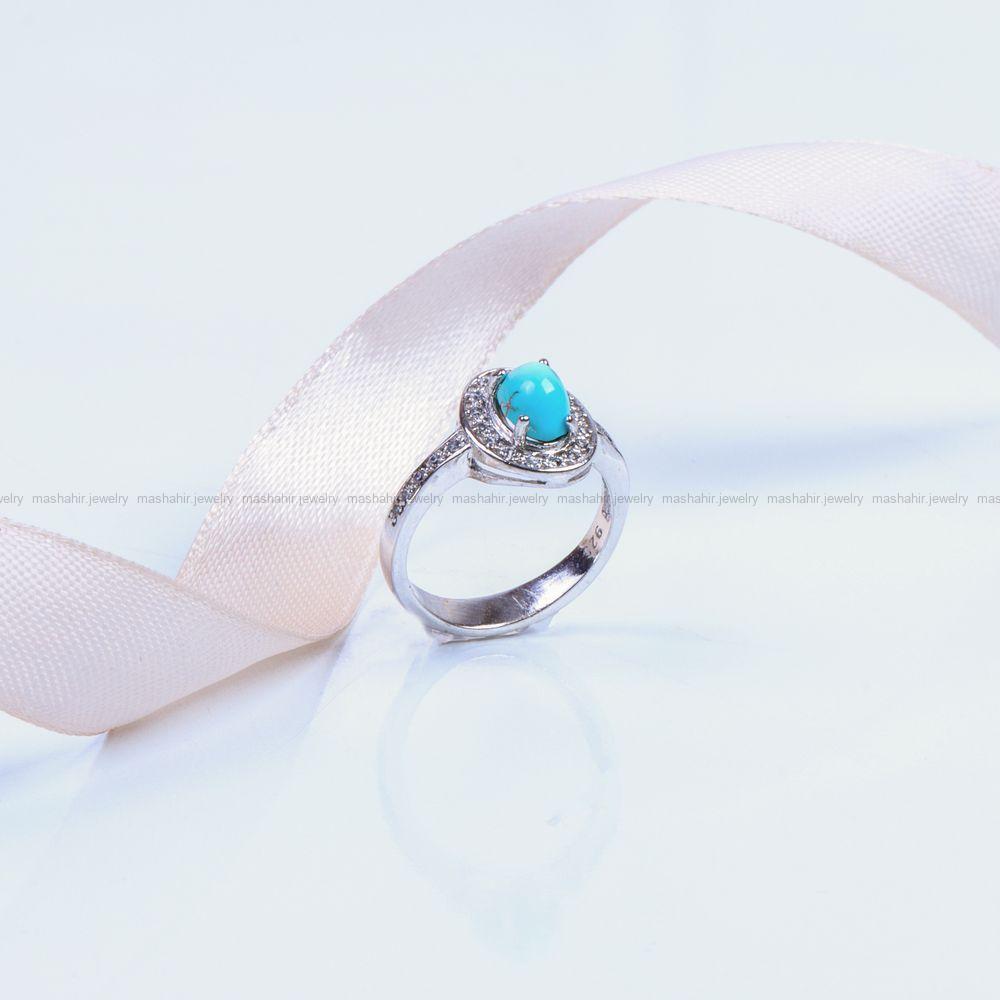 انگشتر فیروزه شجری زنانه کد 9430