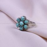 انگشتر فیروزه شجری زنانه کد 9458