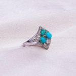 انگشتر فیروزه شجری زنانه کد 9464