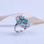 انگشتر فیروزه شجری زنانه کد 9466