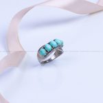 انگشتر فیروزه شجری زنانه کد 9487