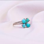 انگشتر فیروزه شجری زنانه کد 9501