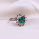 انگشتر فیروزه شجری زنانه کد 9517