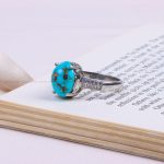 انگشتر فیروزه شجری زنانه کد 9518