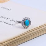 انگشتر فیروزه شجری زنانه کد 9525