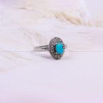 انگشتر فیروزه شجری زنانه کد 9529