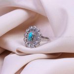 انگشتر فیروزه شجری زنانه کد 9538