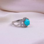 انگشتر فیروزه شجری زنانه کد 9540
