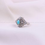 انگشتر فیروزه شجری زنانه کد 9564