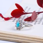 انگشتر فیروزه شجری زنانه کد 9572
