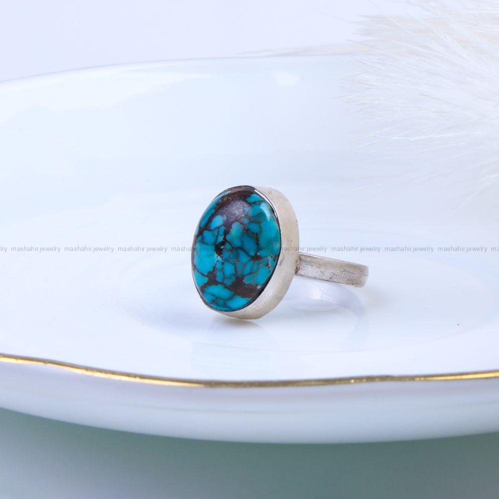 انگشتر فیروزه شجری زنانه کد 9574