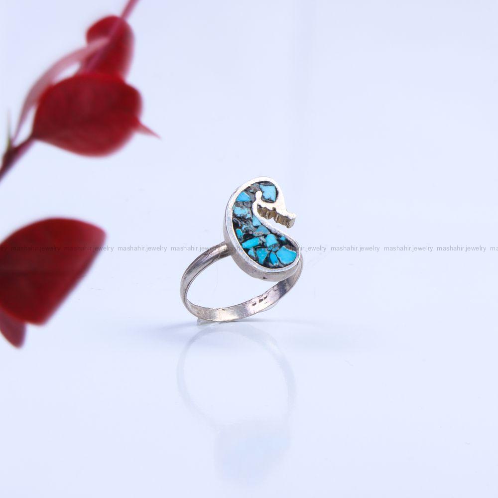 انگشتر فیروزه زنانه