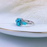 انگشتر فیروزه شجری زنانه کد 9576