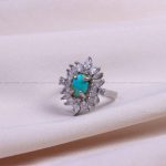 انگشتر فیروزه شجری زنانه کد 9581