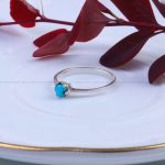 انگشتر فیروزه شجری زنانه کد 9587