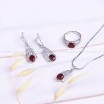 نیم ست عقیق زنانه کد 9619