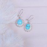 گوشواره فیروزه زنانه کد 9627