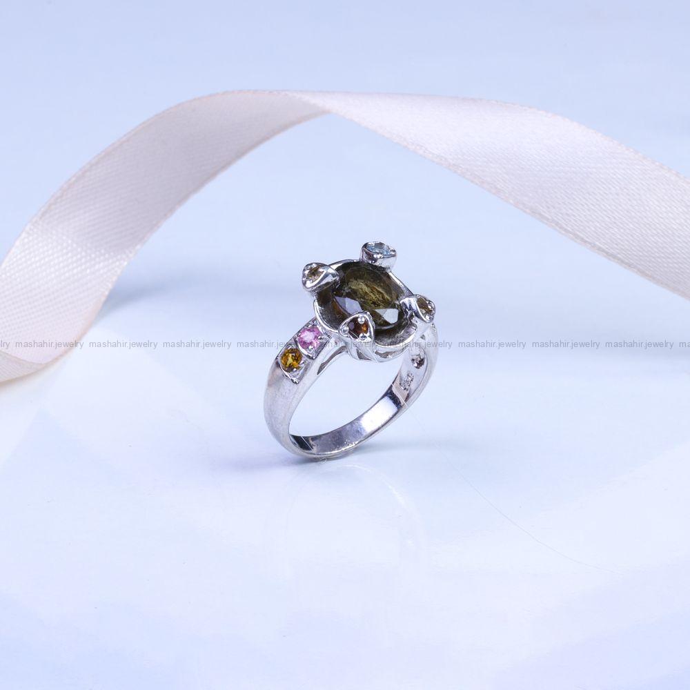 انگشتر کوارتز زنانه کد 9628