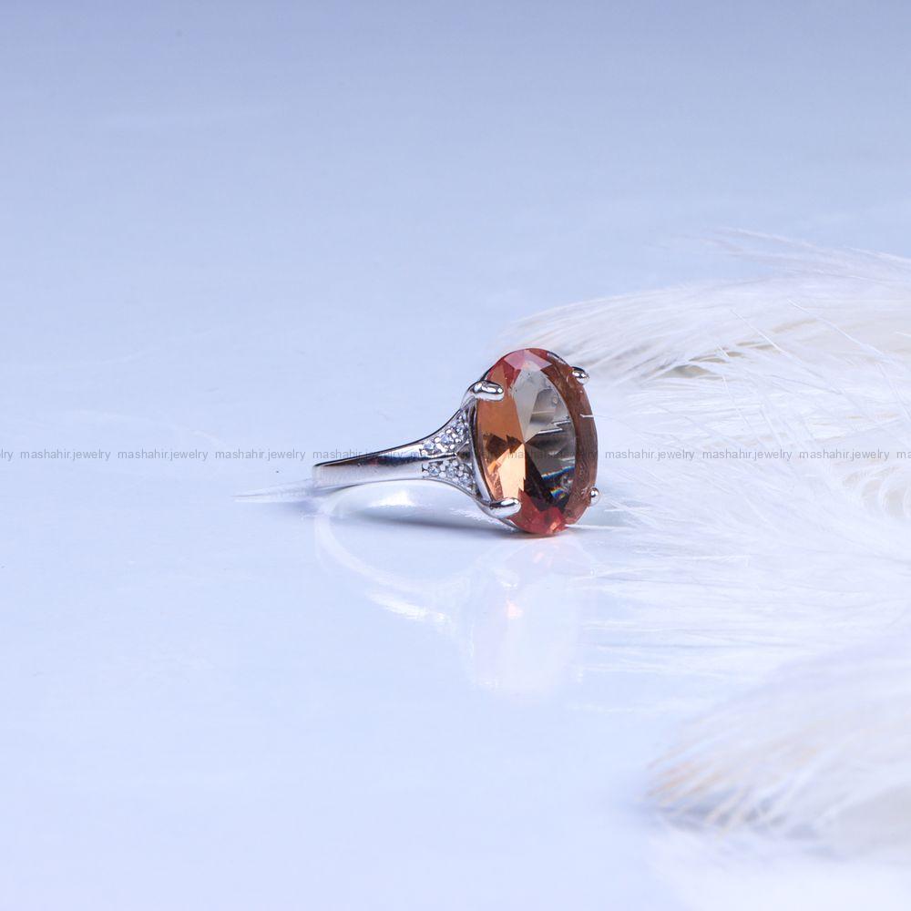 انگشتر الکساندریت زنانه کد 9635