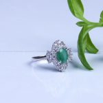 انگشتر زمرد زنانه کد 9637