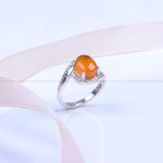 انگشتر عقیق یمن زنانه کد 9646