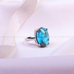 انگشتر فیروزه شجری زنانه کد 9651