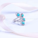 انگشتر فیروزه شجری زنانه کد 9652