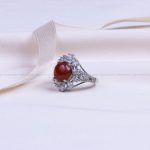 انگشتر عقیق یمن زنانه کد 9662