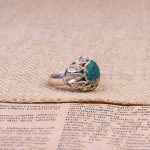 انگشتر فیروزه شجری مردانه کد 9697