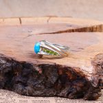 انگشتر فیروزه شجری مردانه کد 9700