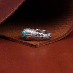 انگشتر فیروزه شجری مردانه کد 9706