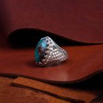 انگشتر فیروزه شجری مردانه کد 9721