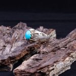 انگشتر فیروزه شجری مردانه کد 9725