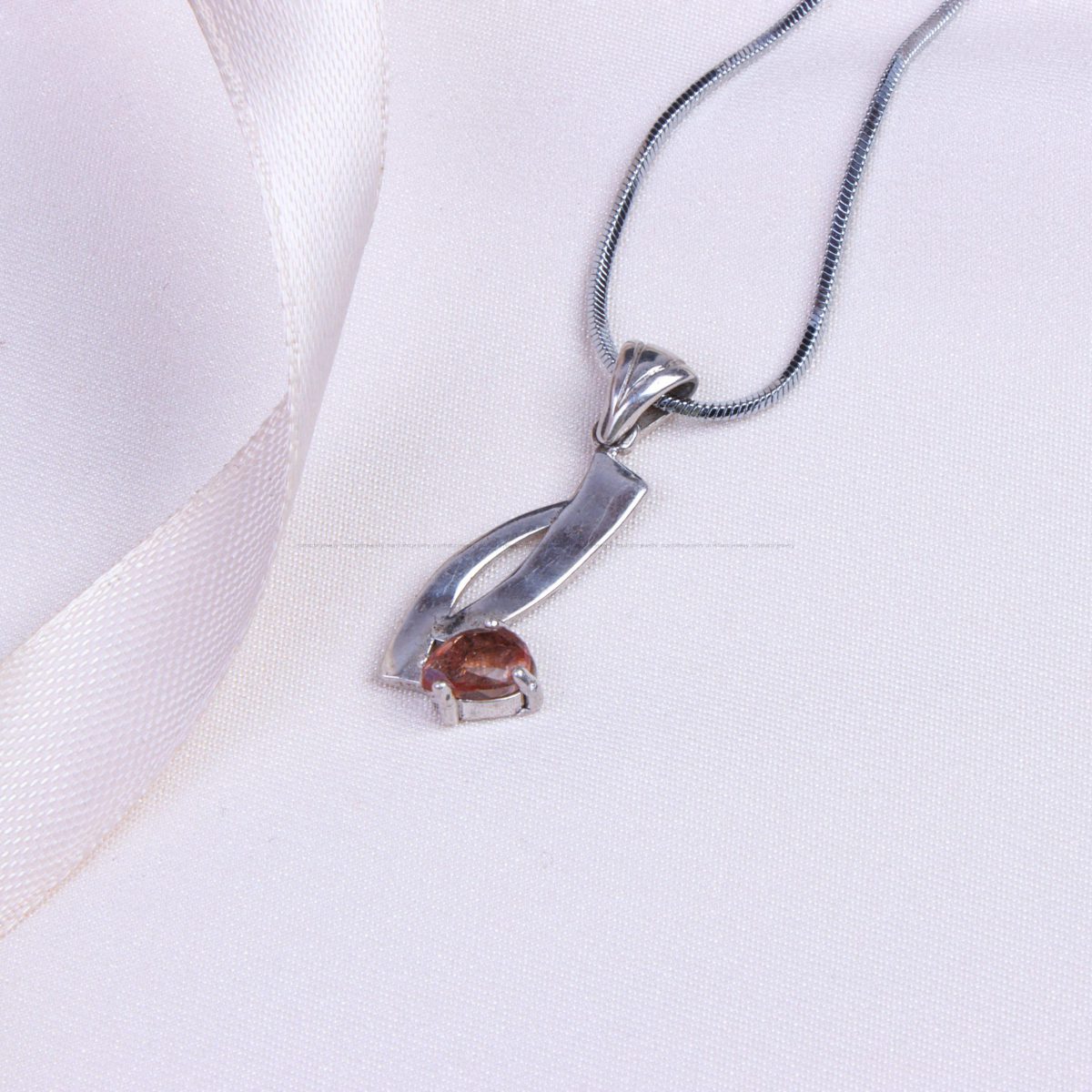 گردنبند سیترین زنانه کد 9726