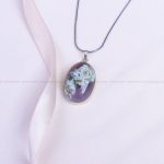 گردنبند عقیق شجر زنانه کد 9749