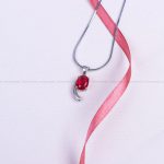 گردنبند سنتاتیک یاقوت زنانه کد 9754