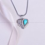 گردنبند فیروزه زنانه کد 9760