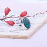 انگشتر فیروزه شجری زنانه کد 9793